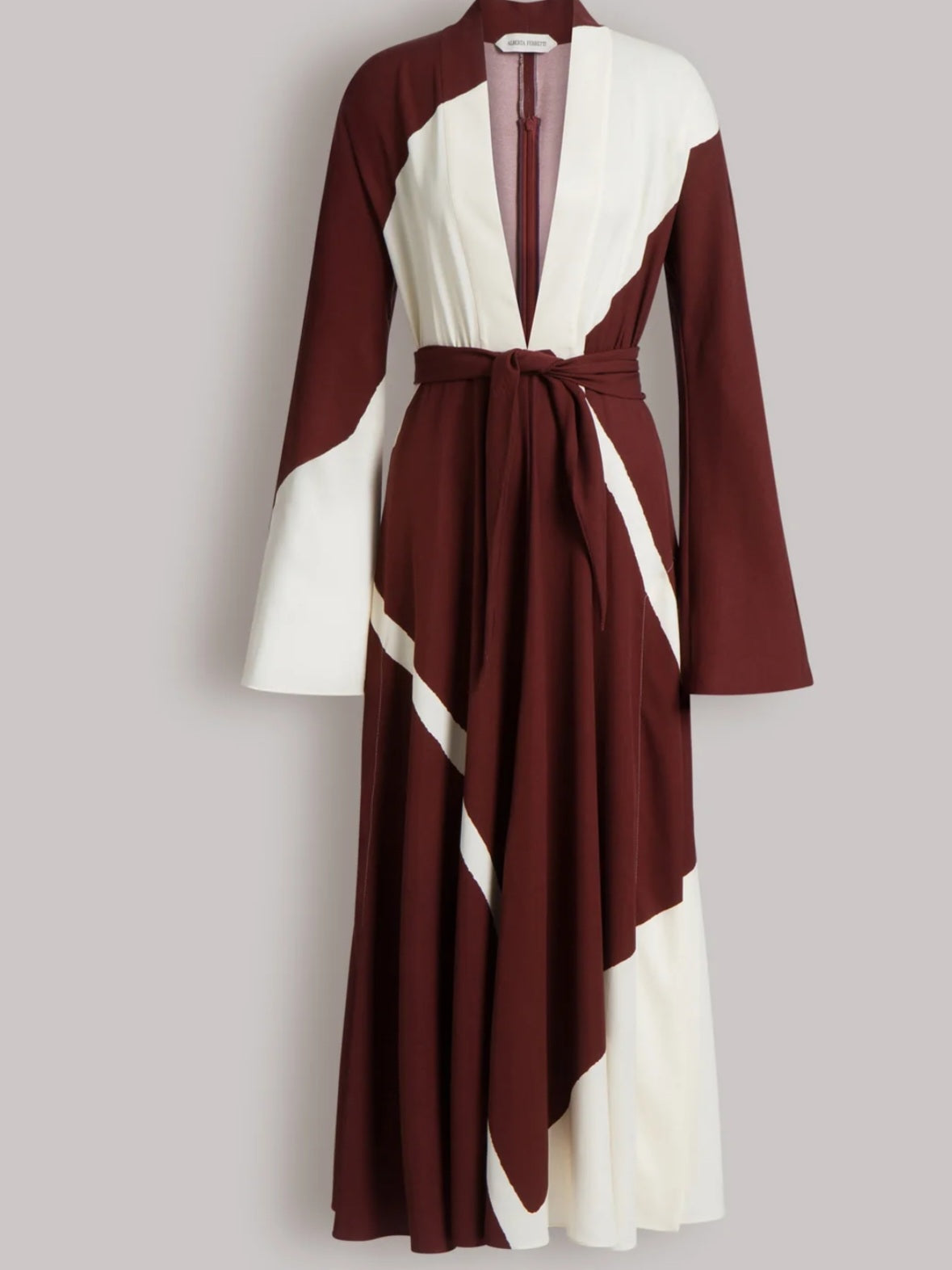 Alberta Ferretti - Abito fant.marrone