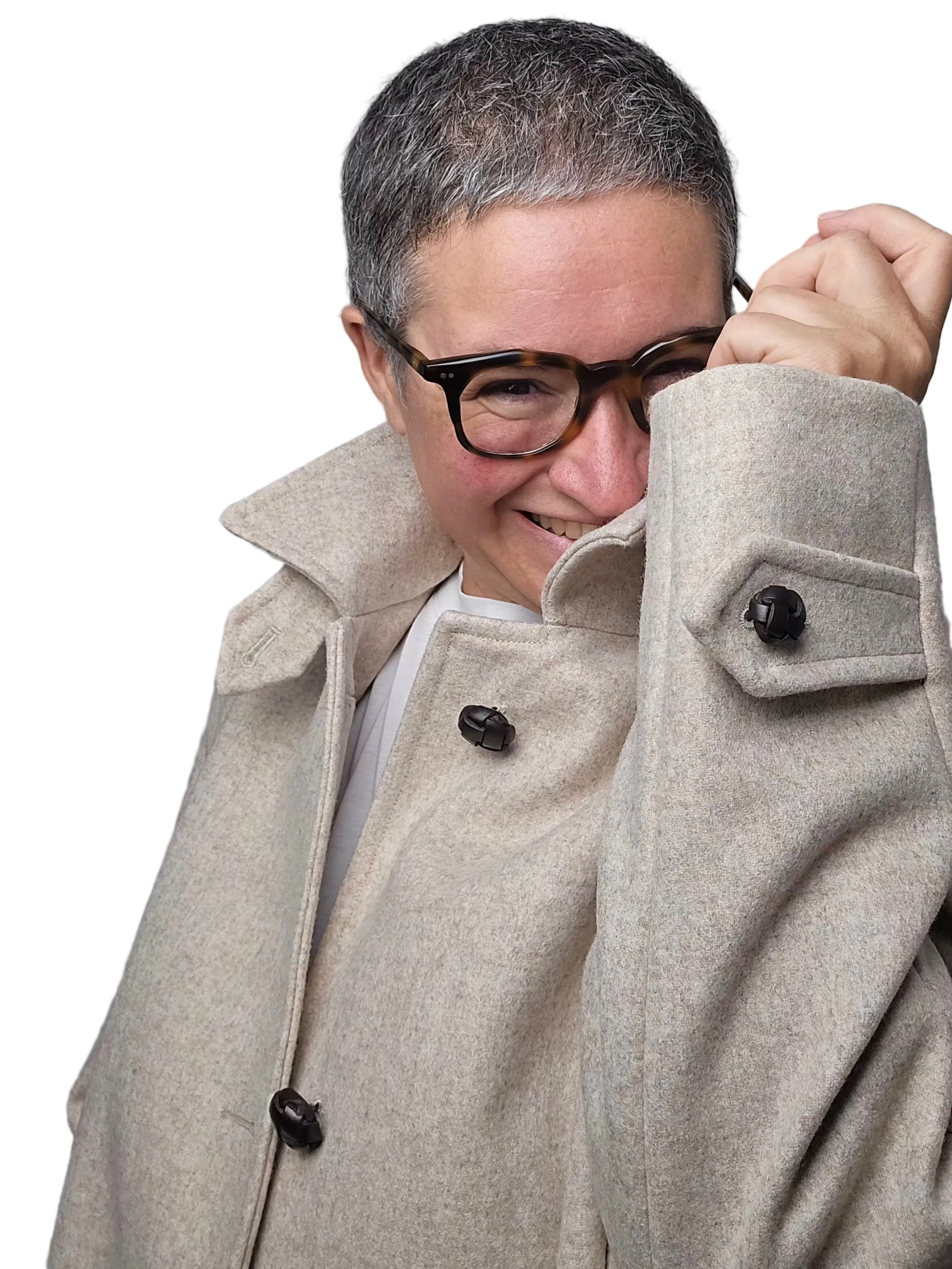 Schneiders - Cappotto lungo "Lena" almond