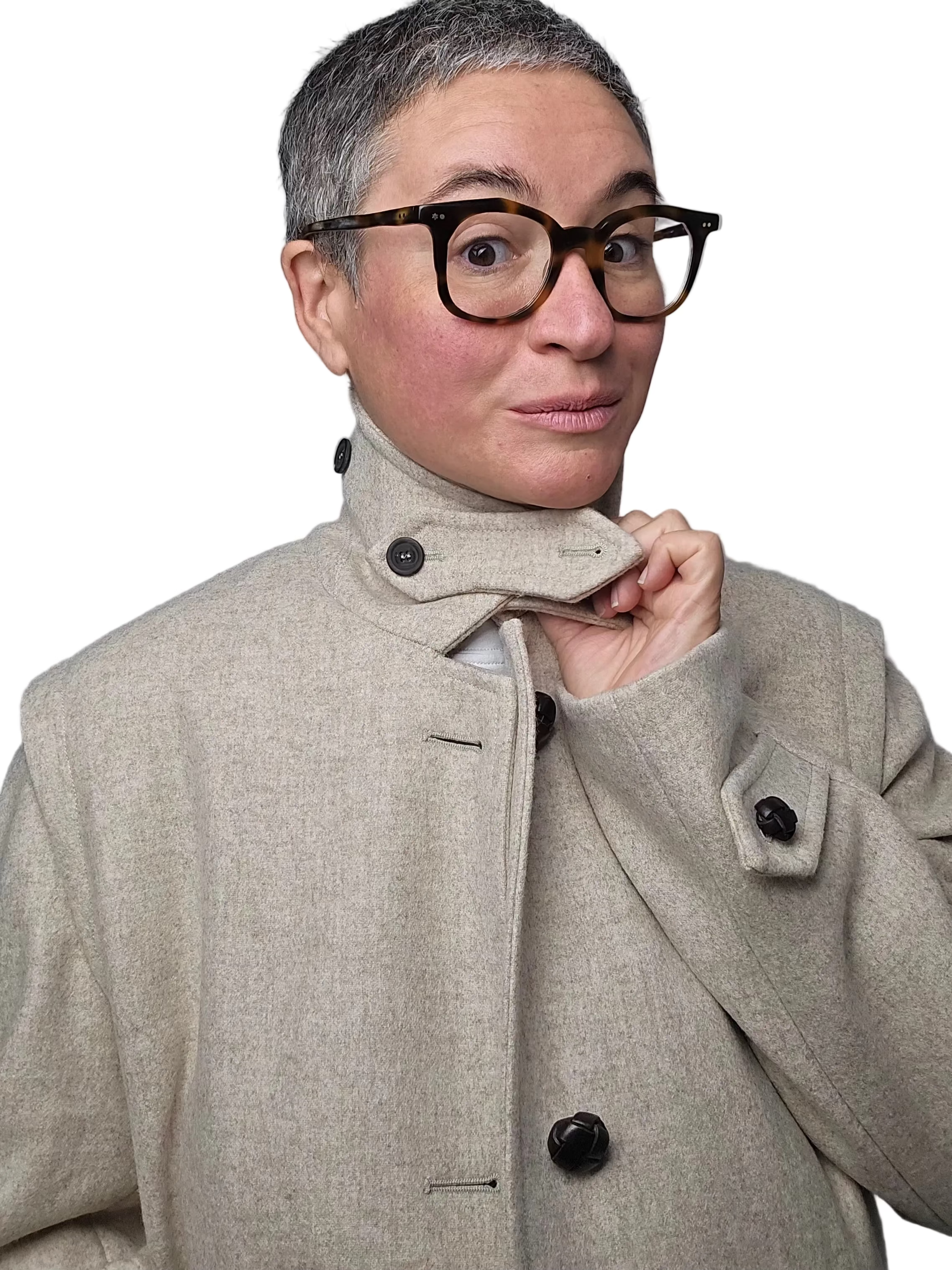 Schneiders - Cappotto lungo "Lena" almond