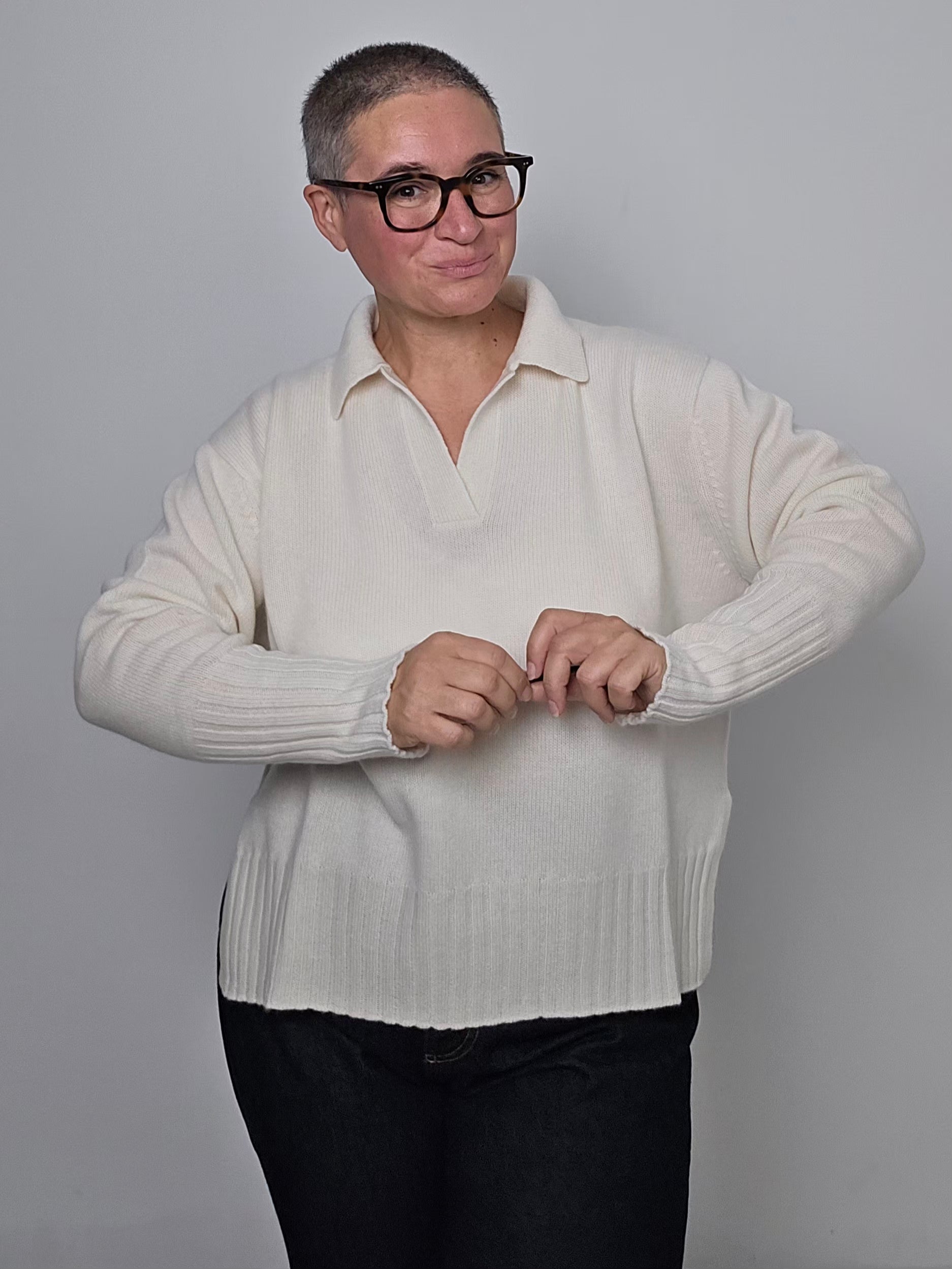 Be You - Polo cashmere white