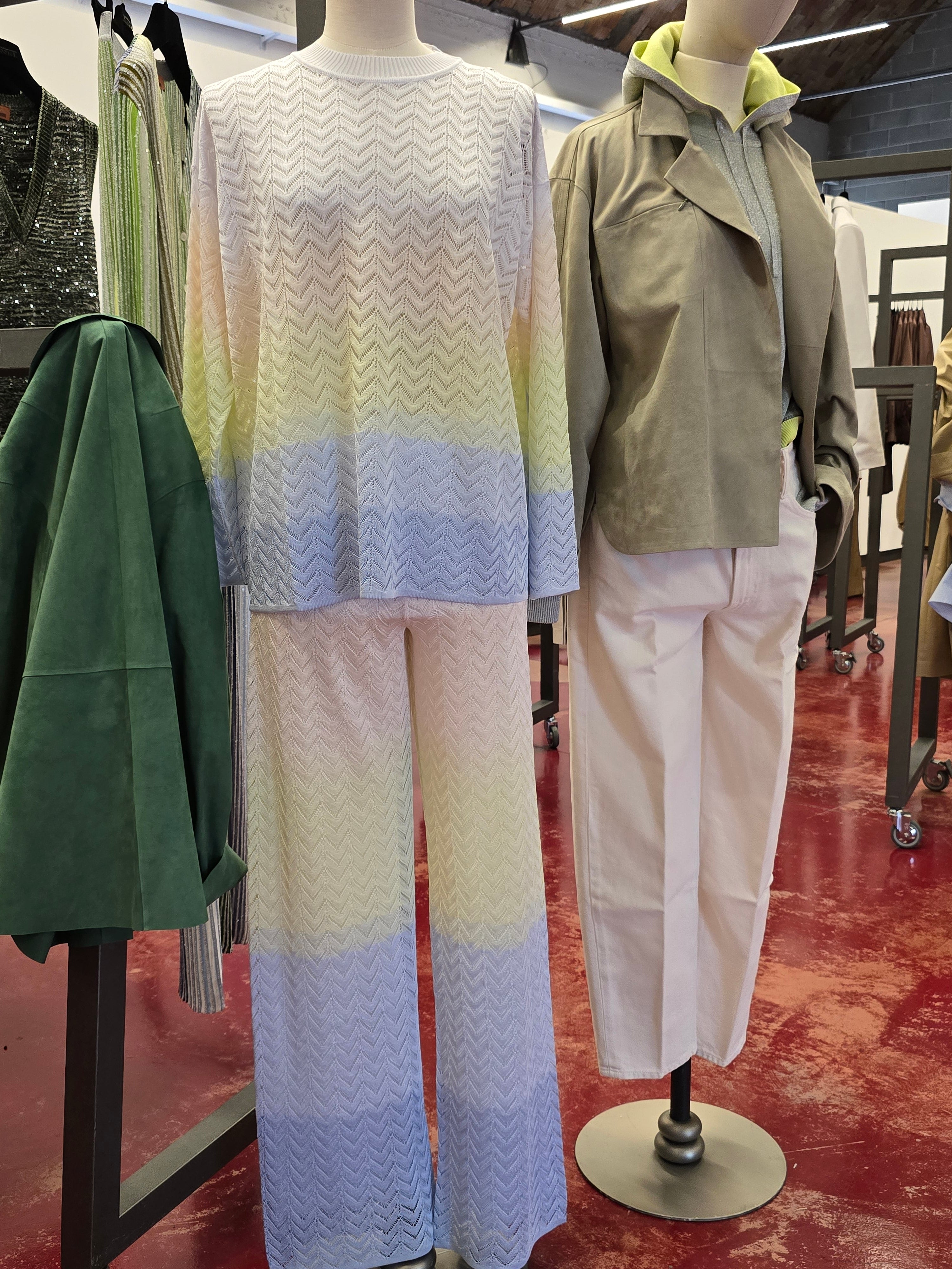 Missoni - Pantaloni chevron sfumato