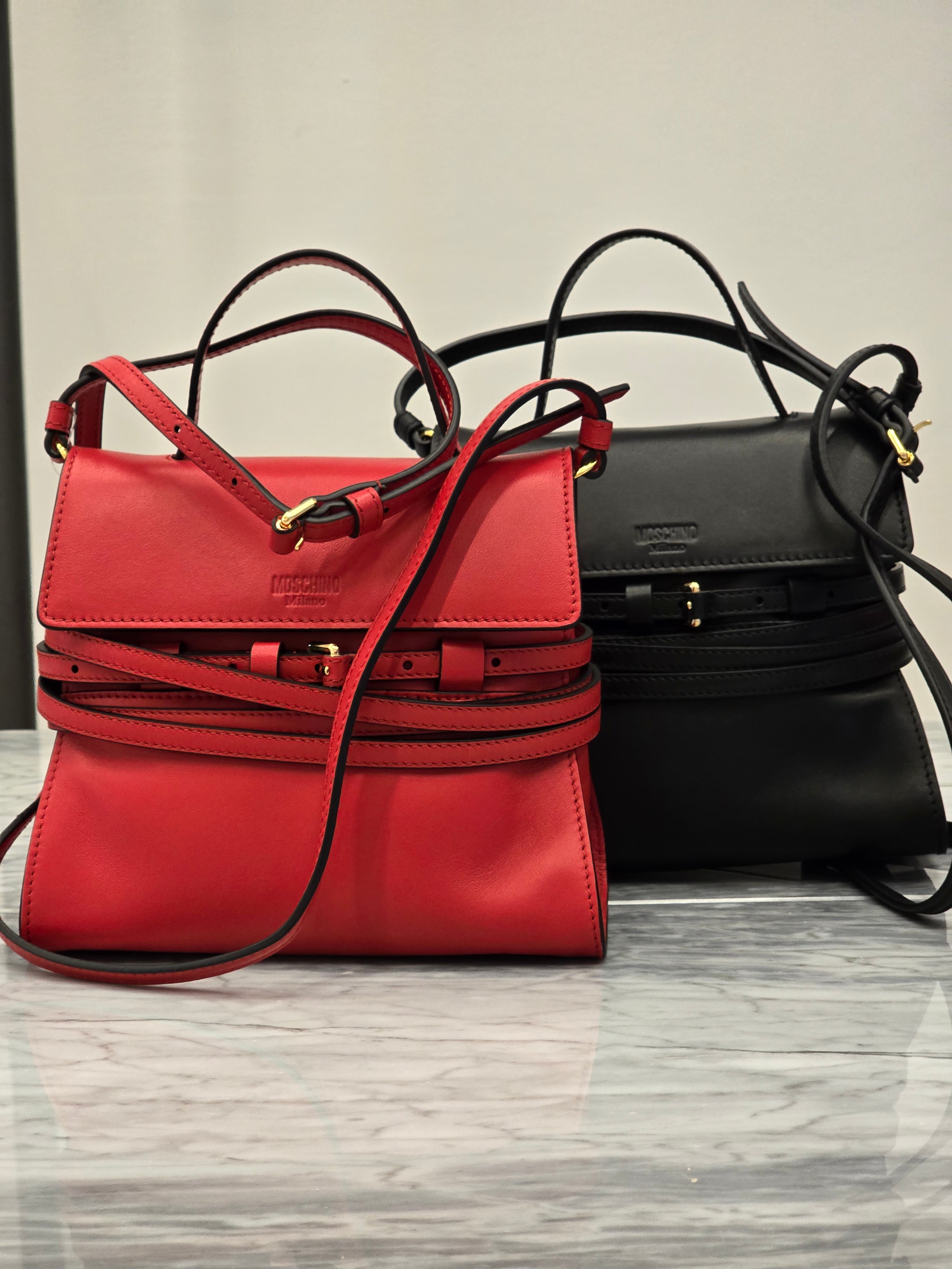 Moschino - Borsa tracolla piccola rossa