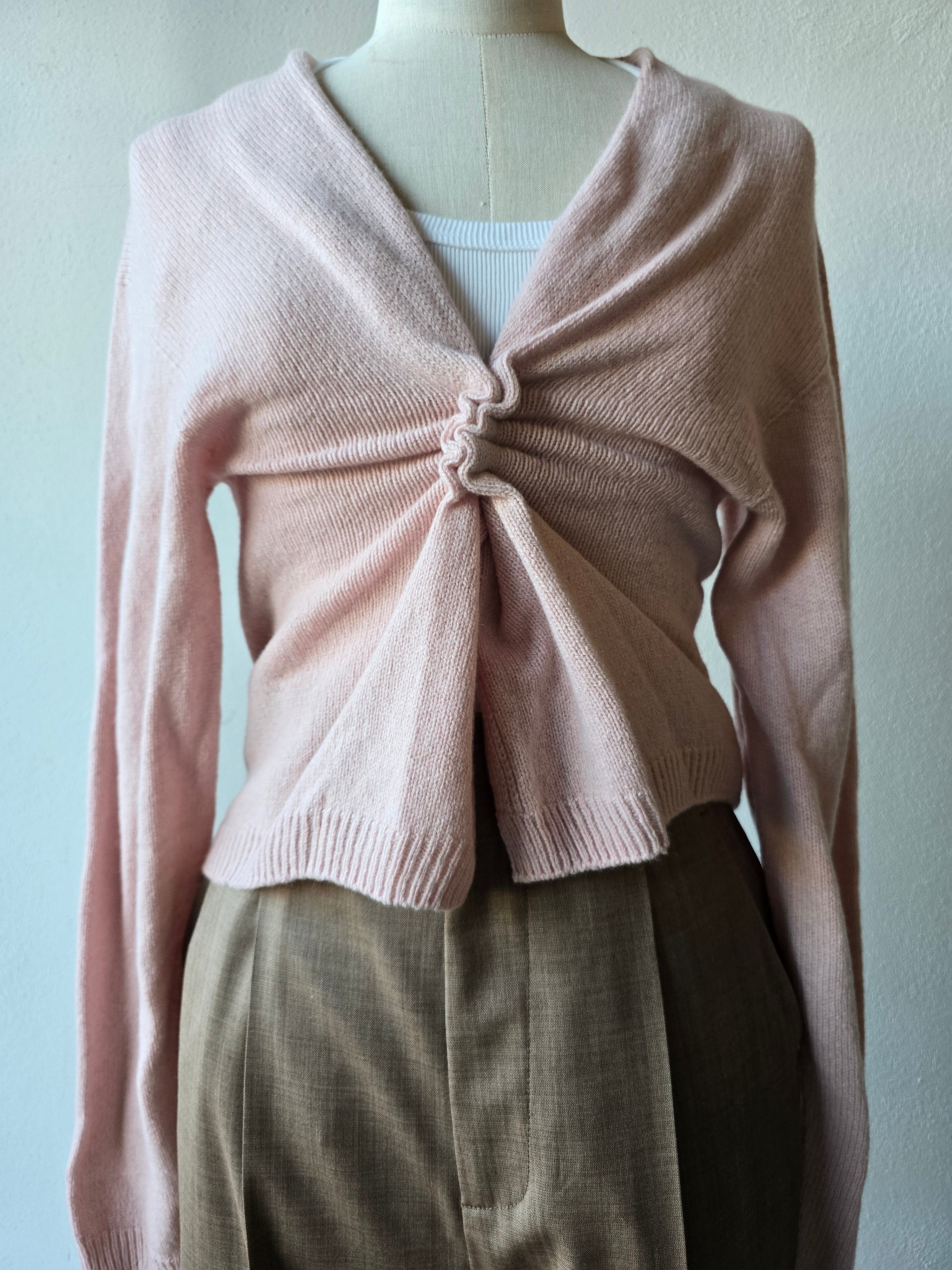 Philosophy di Lorenzo Serafini - Maglia cashmere riciclato rosa