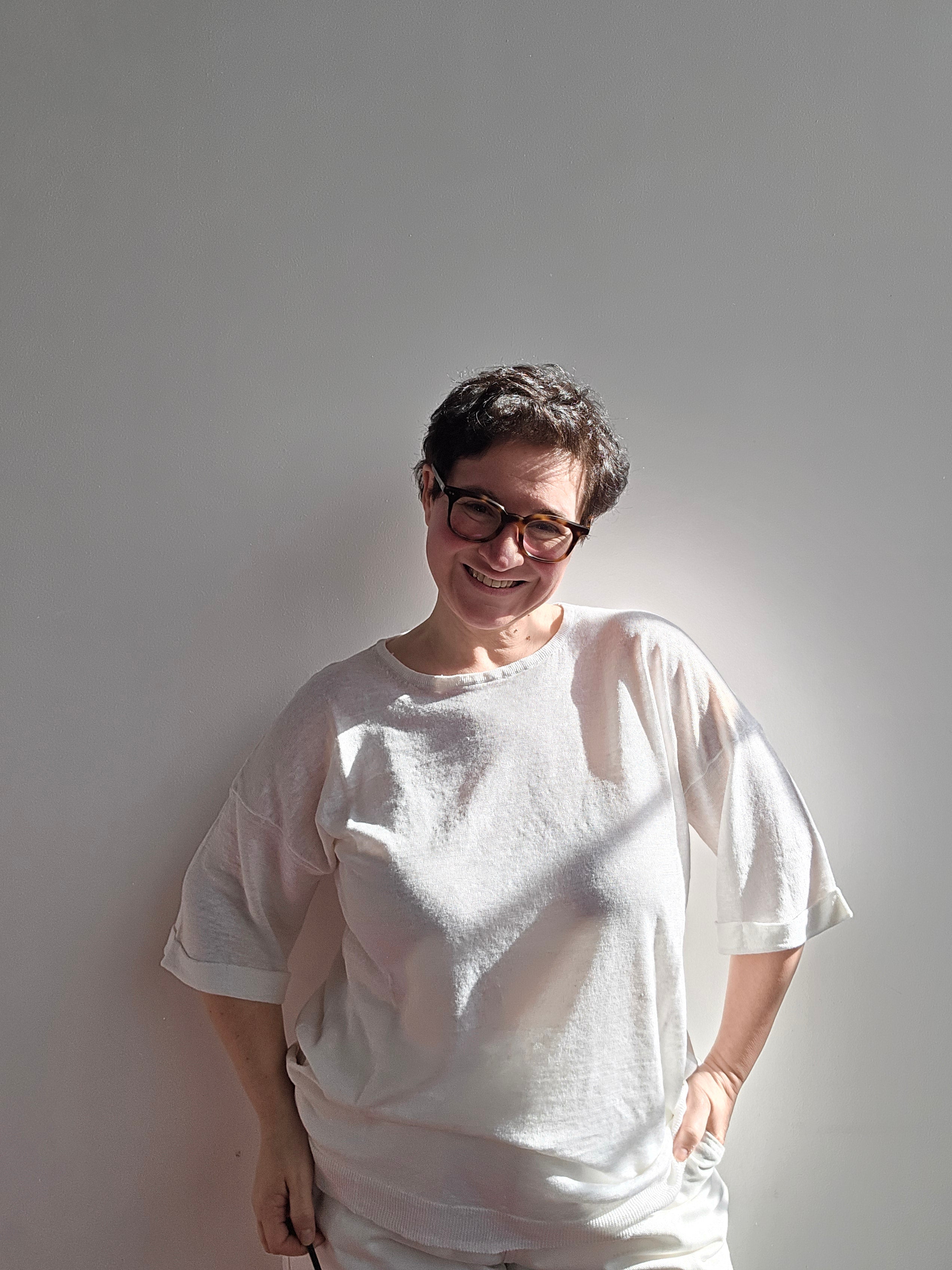 Be You - Maglia girocollo bianca