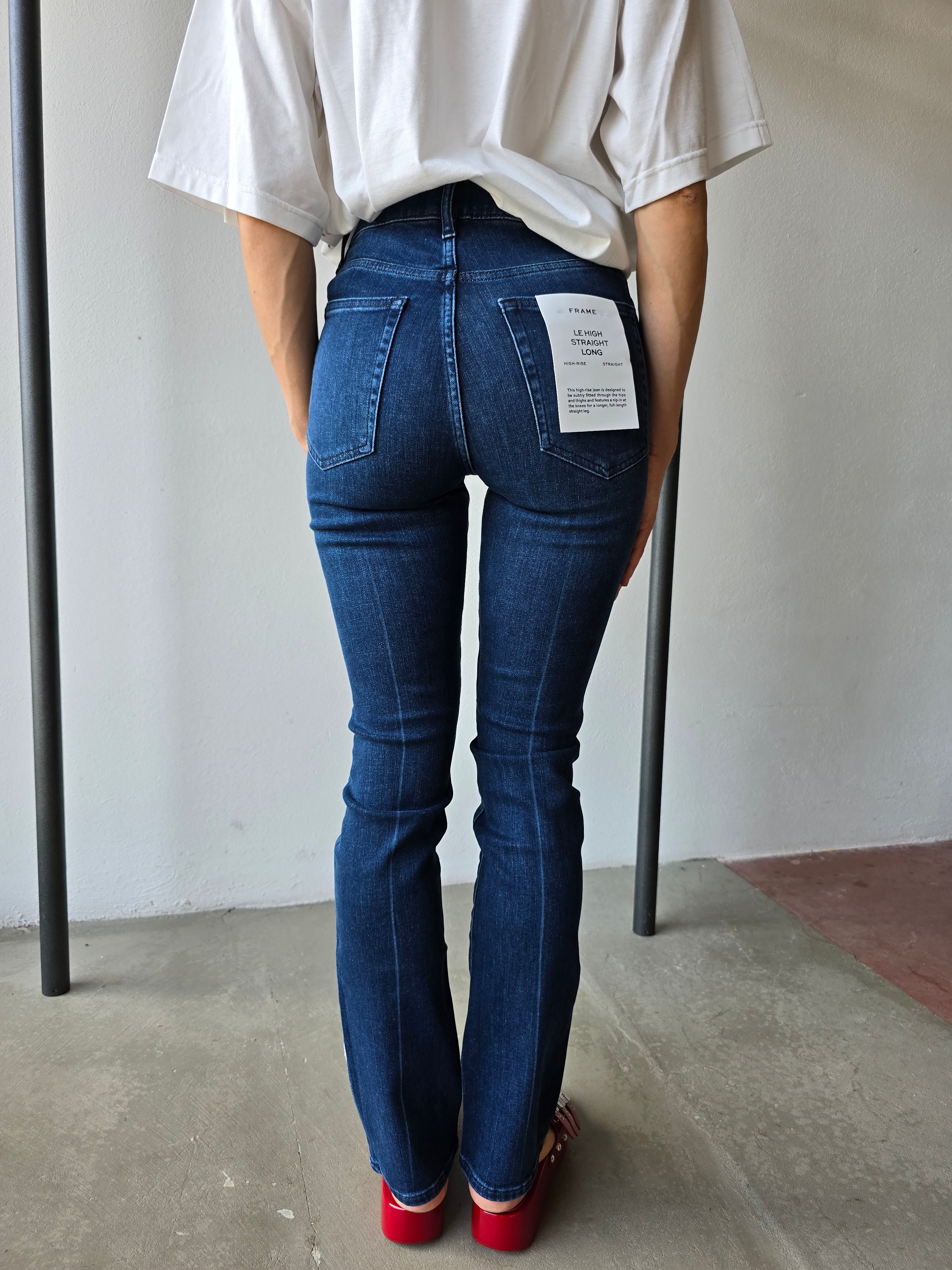 Frame - Jeans "Le High Straight Long"