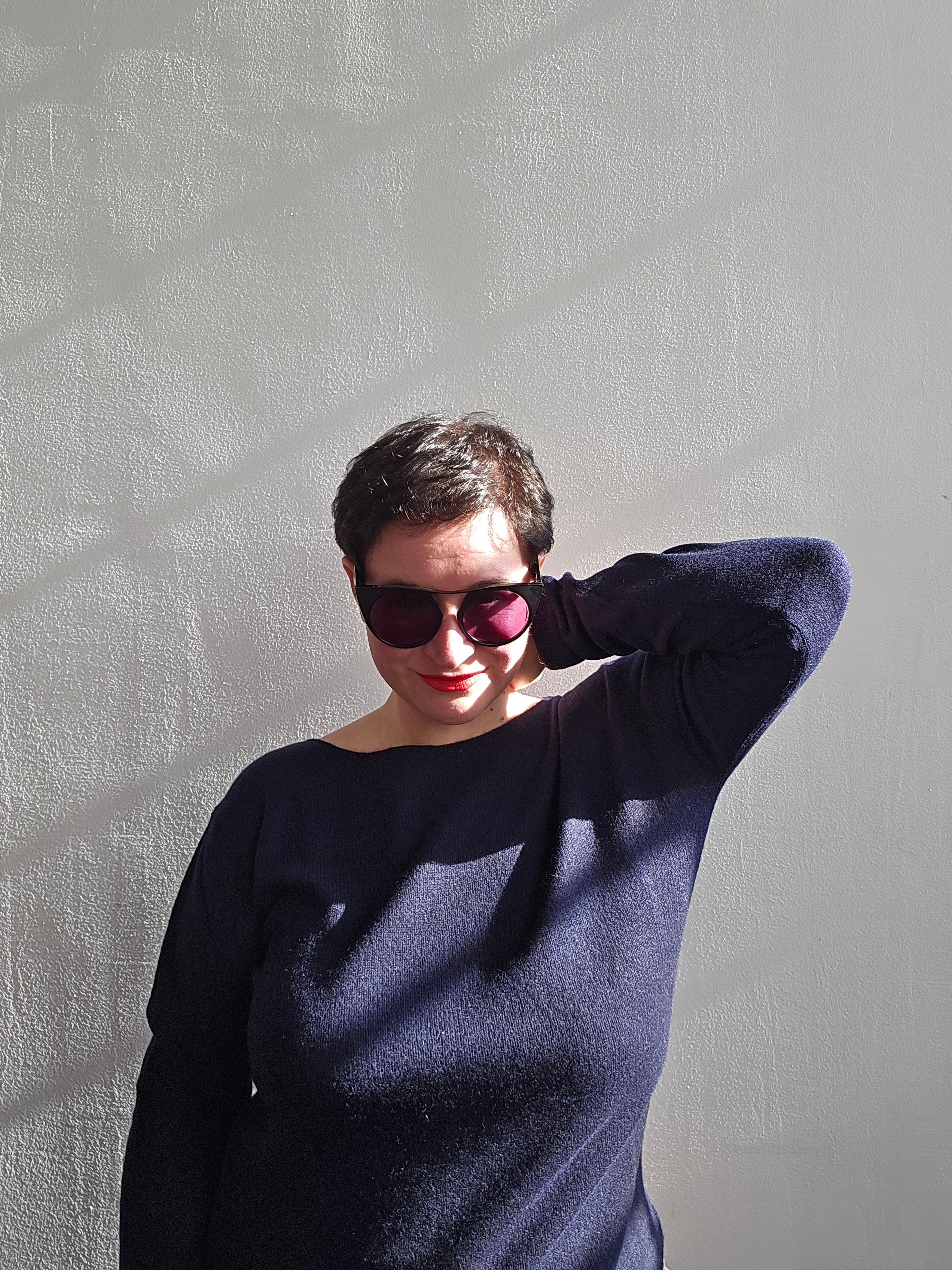 Be You - Maglia scollo ballerina  dark sea