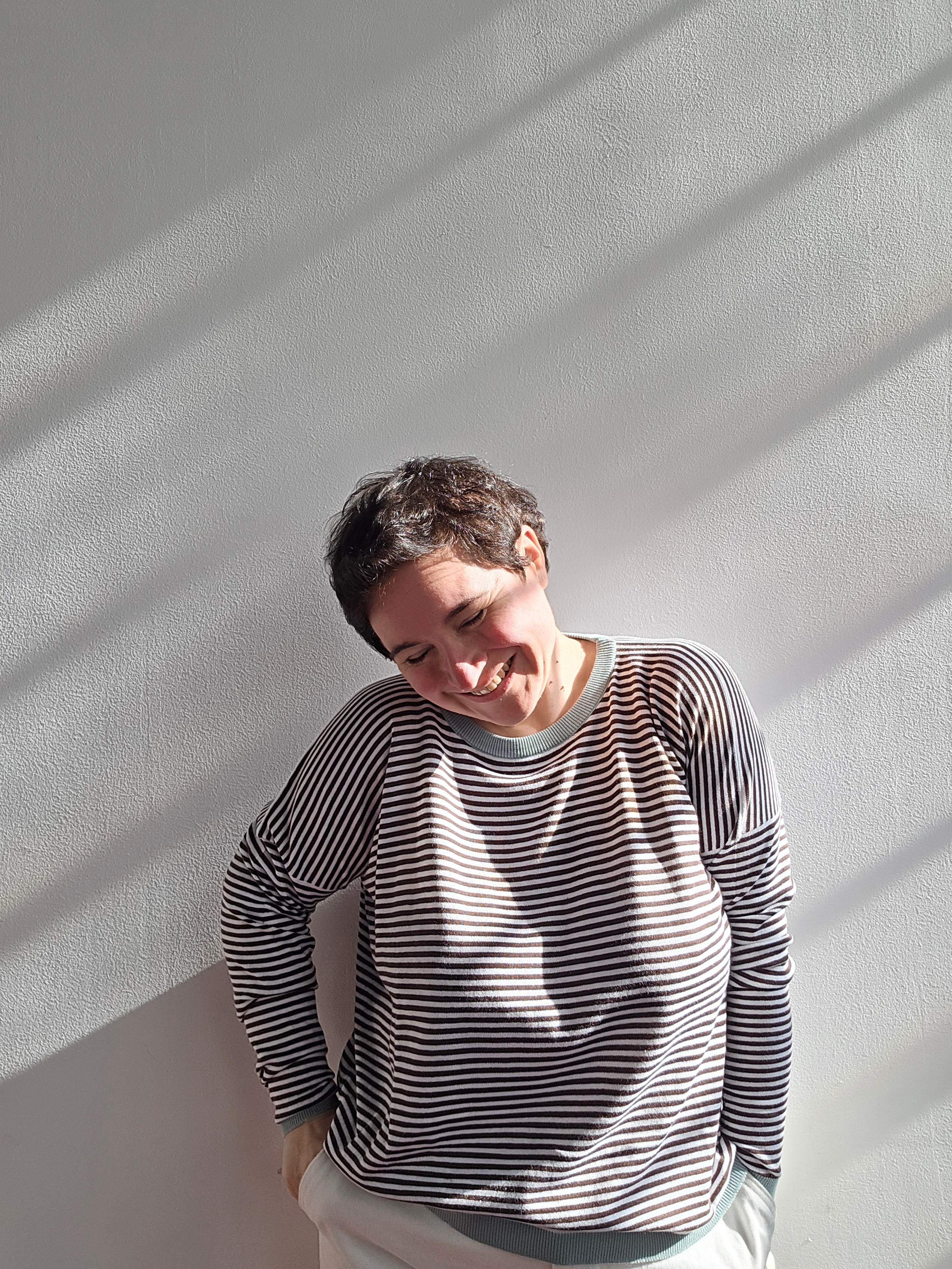Be You - Maglia girocollo cashmere multicolor