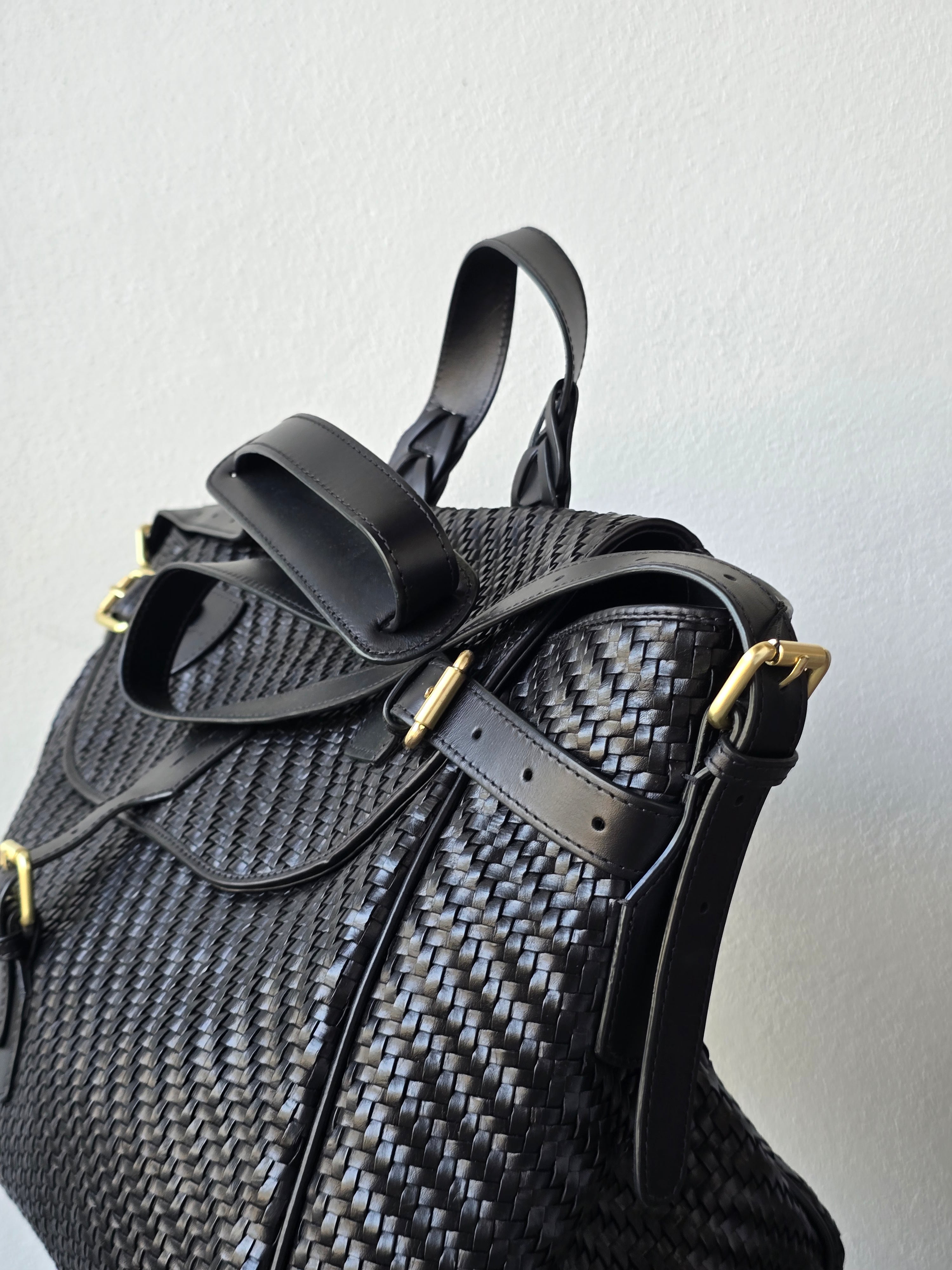 Ibeliv - Borsa in pelle "Alpha Medium" black