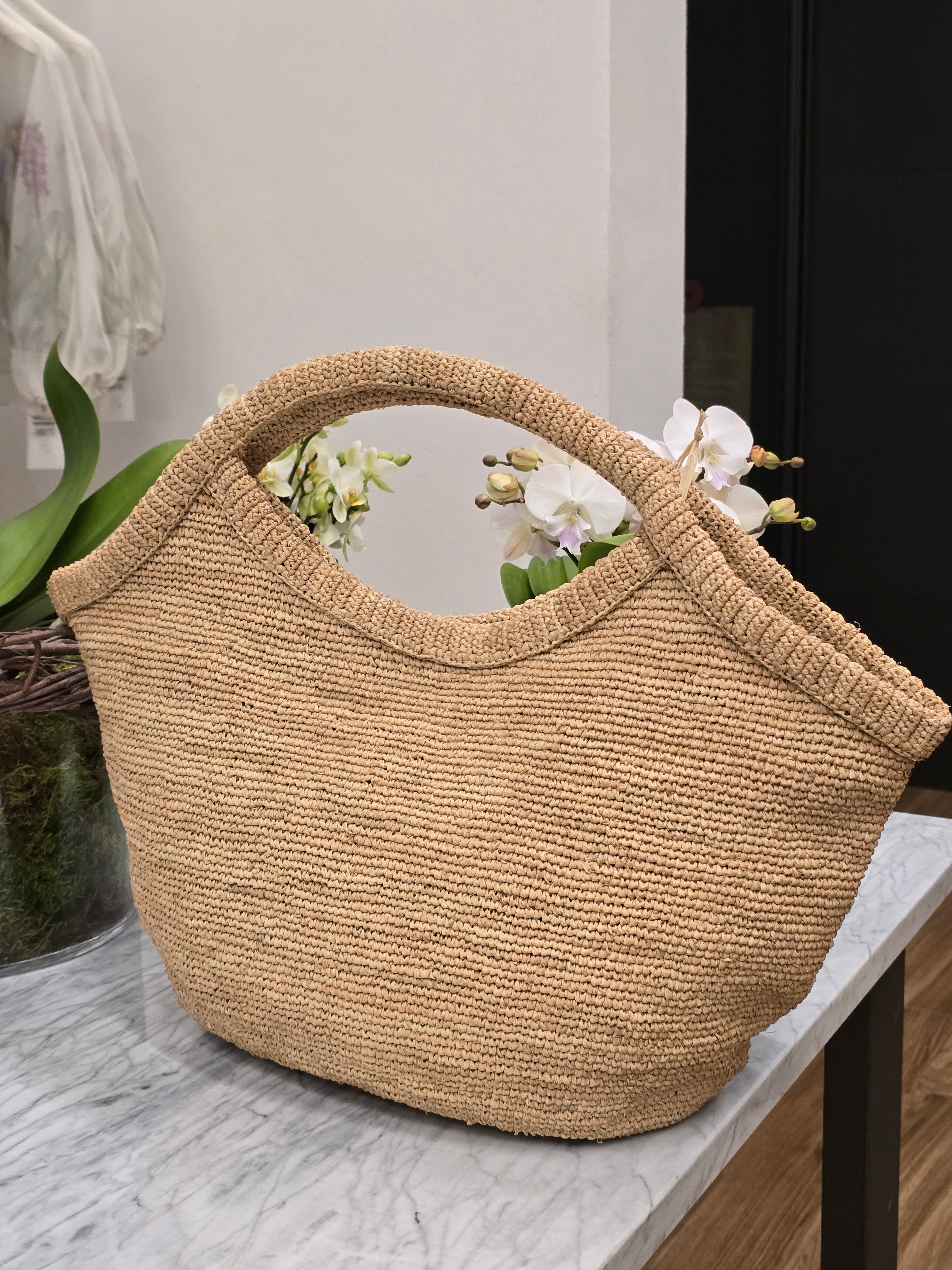 Ibeliv - Borsa rafia "Pure" Tea