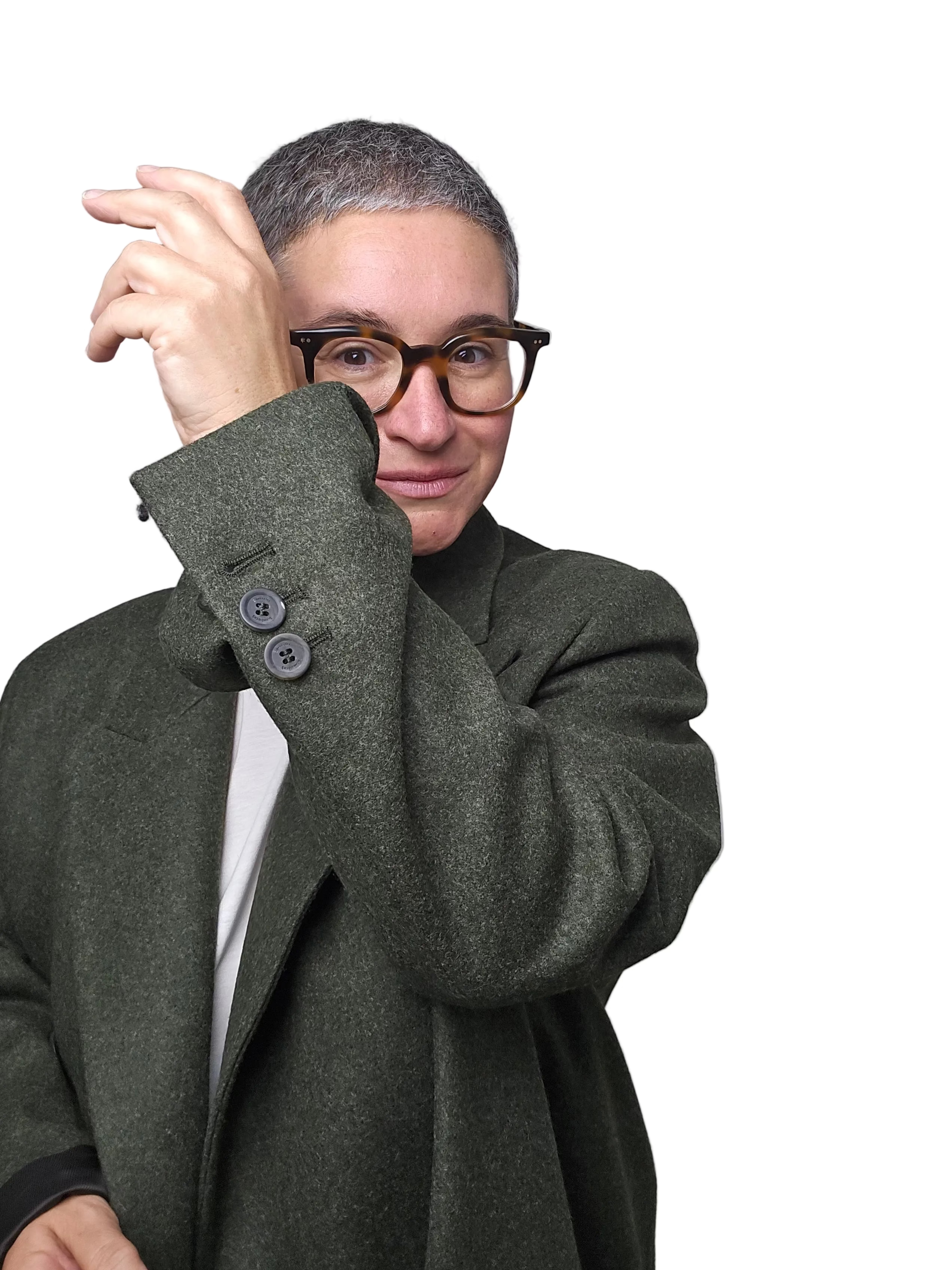 Schneiders - Cappotto lungo "Bella" Loden green