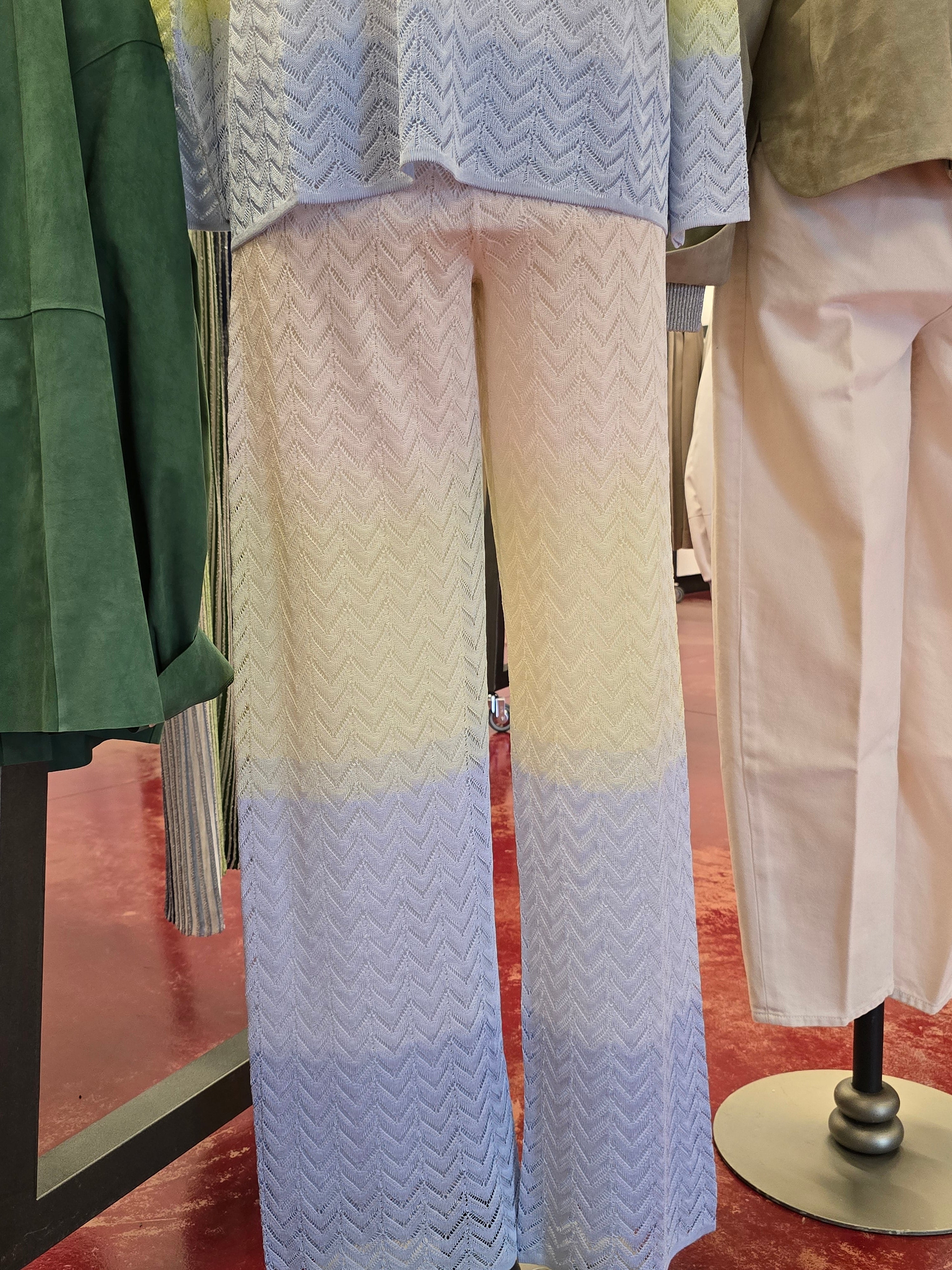 Missoni - Pantaloni chevron sfumato