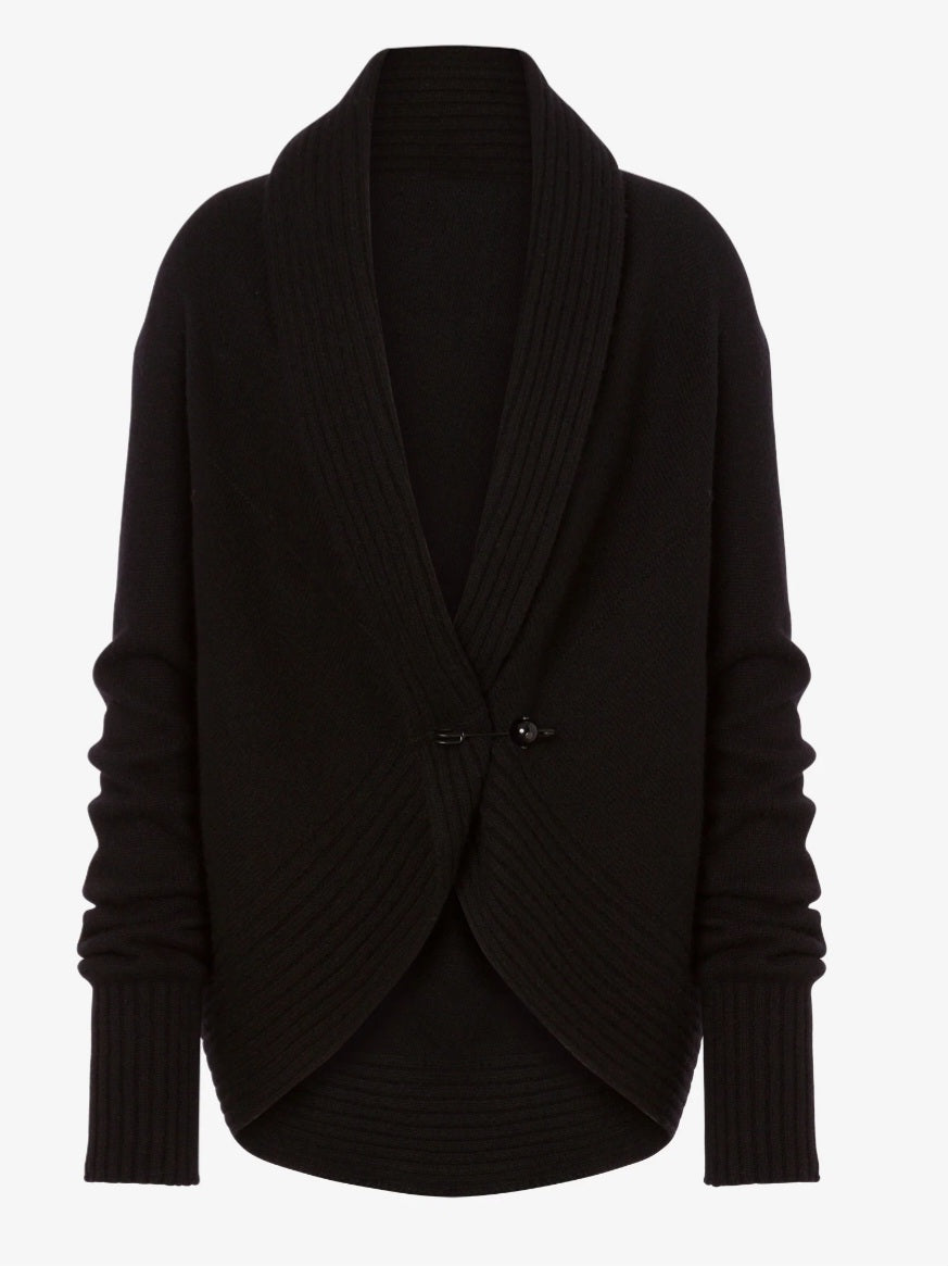 Alberta Ferretti - Cardigan in merinos, seta e cashmere