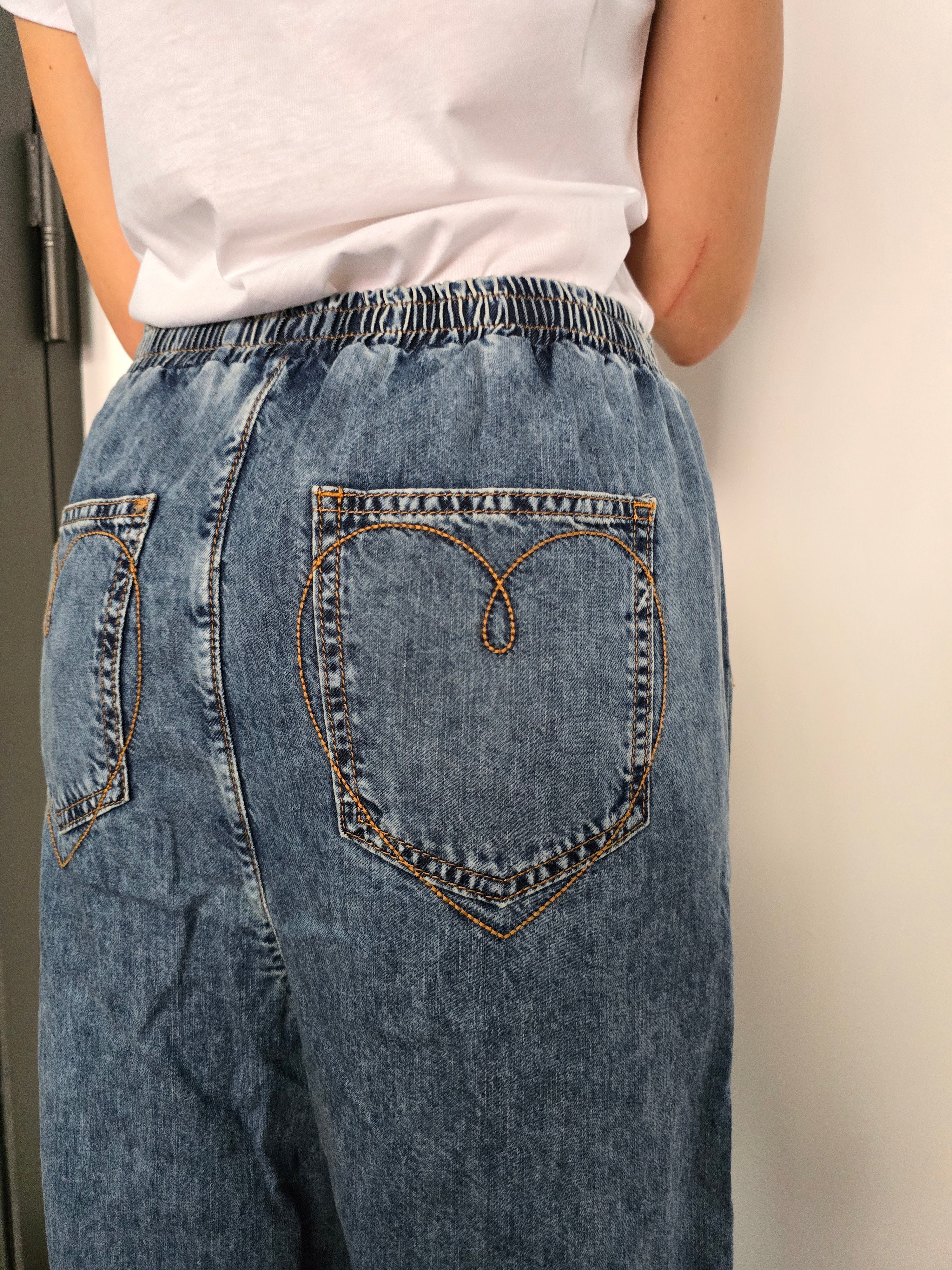 Moschino Jeans - Pantalone denim leggero