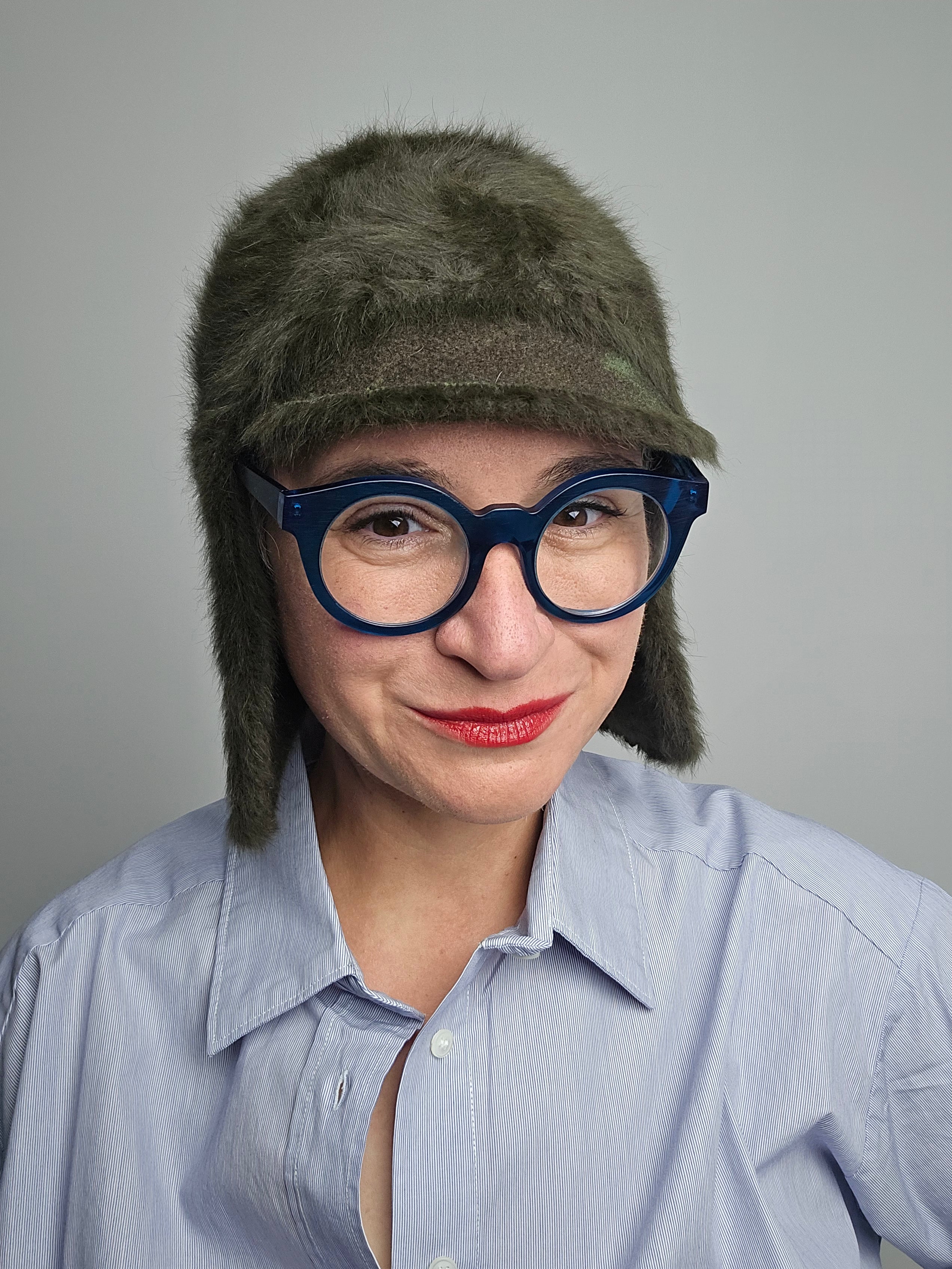 Yesey - Cappello aviatore "Teddy" verde