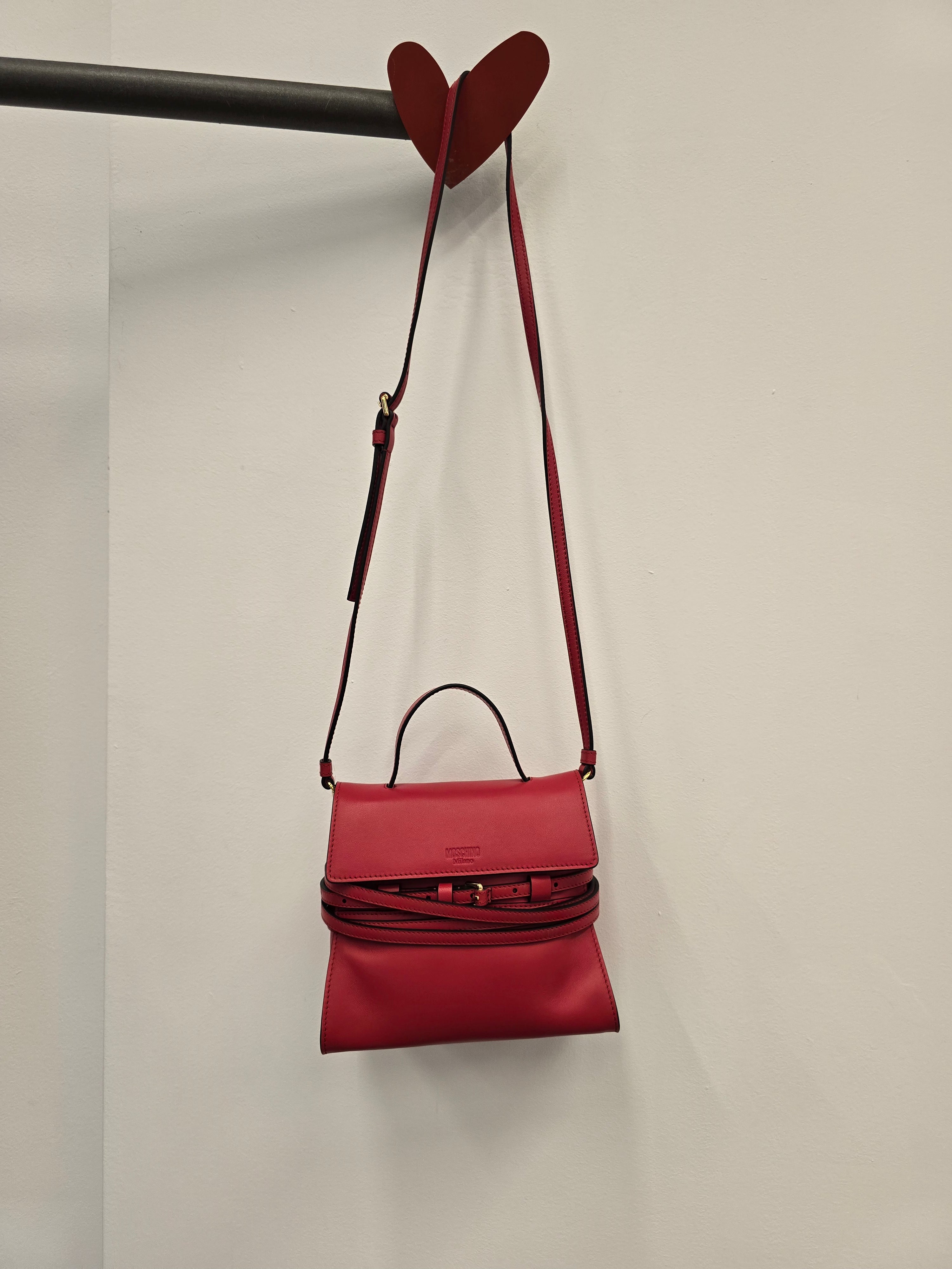 Moschino - Borsa tracolla piccola rossa