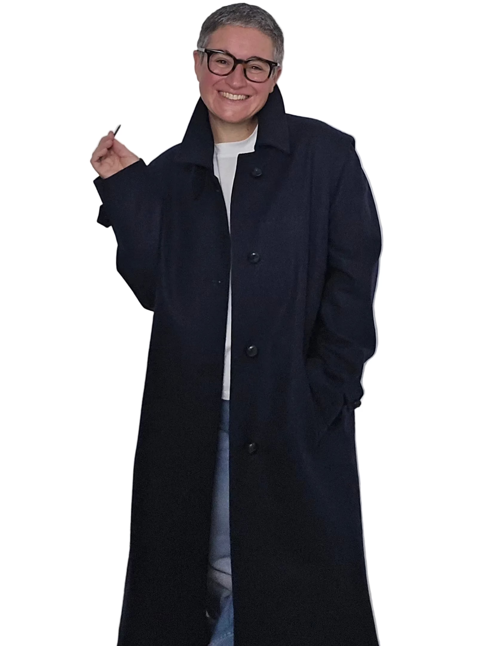 Schneiders - Cappotto lungo "Lena" blue