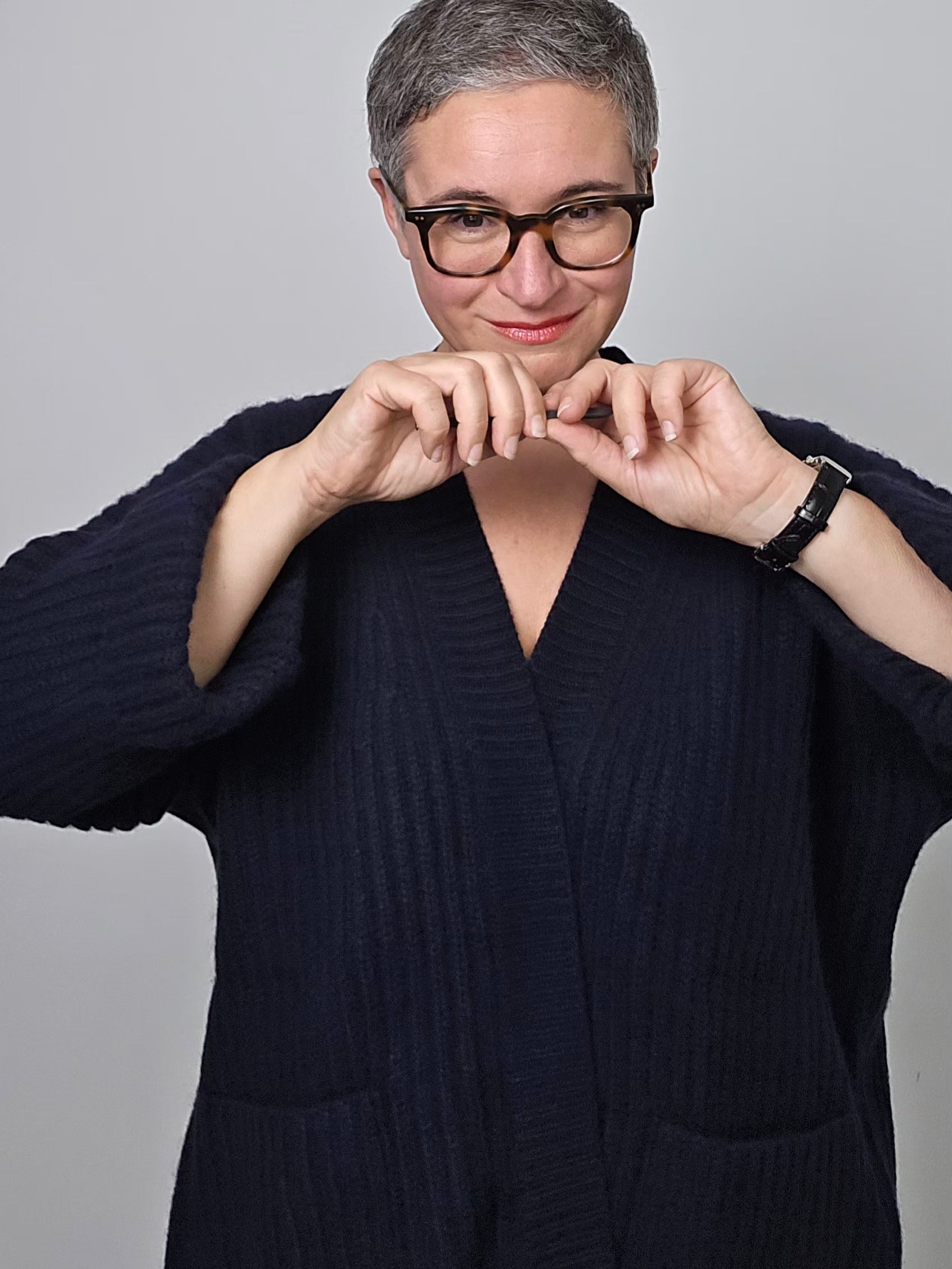 Be You - Cardigan cashmere navy