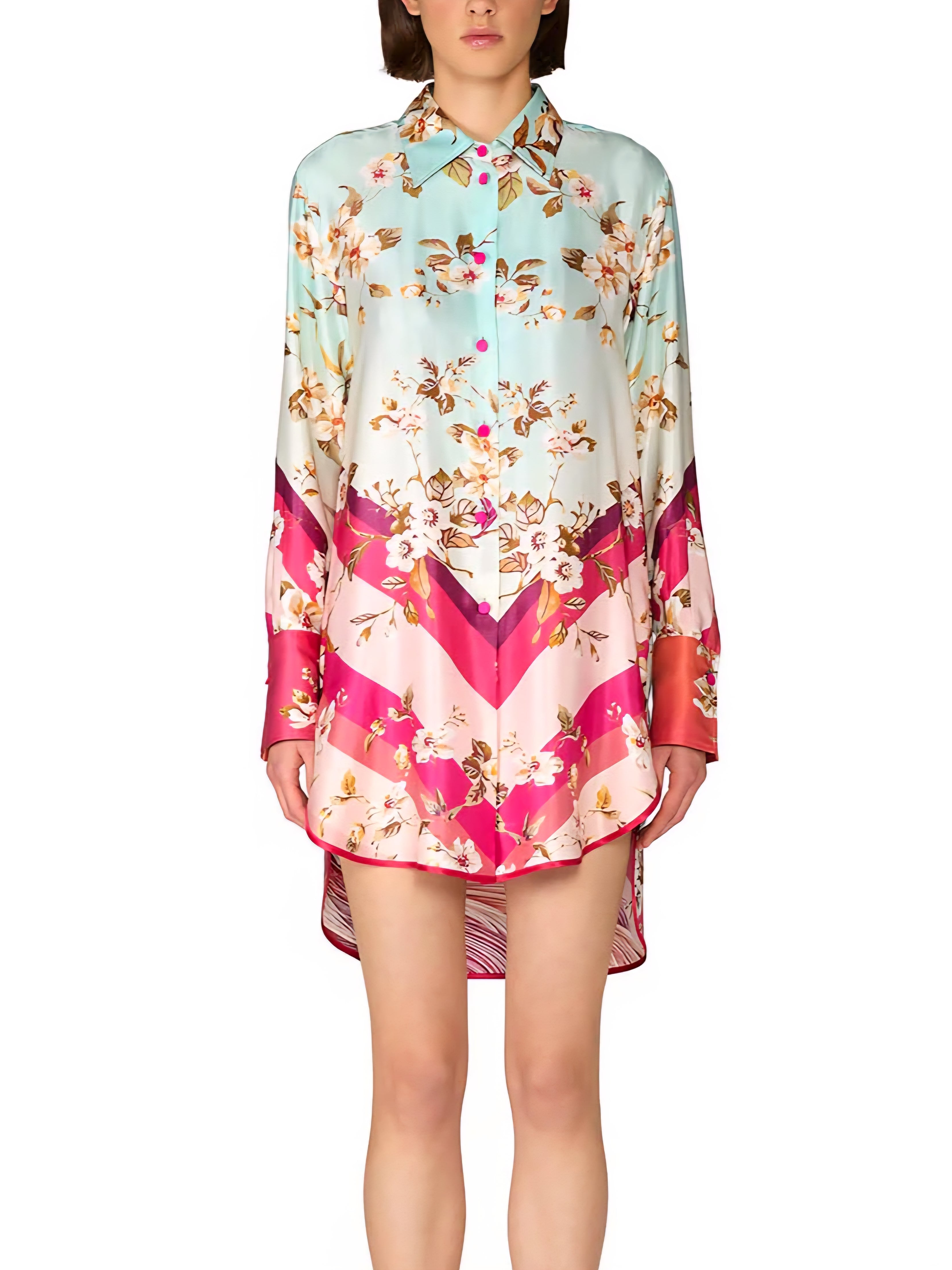 F.R.S. - Camicia fenicotteri rosa