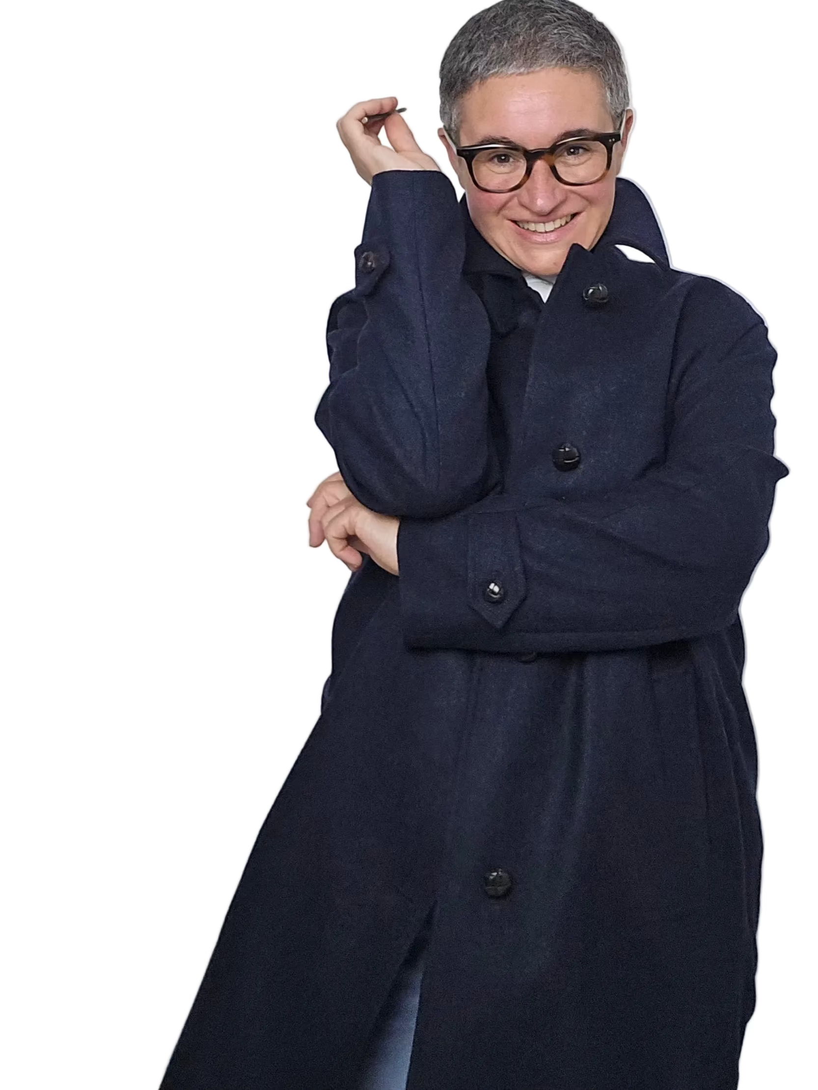 Schneiders - Cappotto lungo "Lena" blue