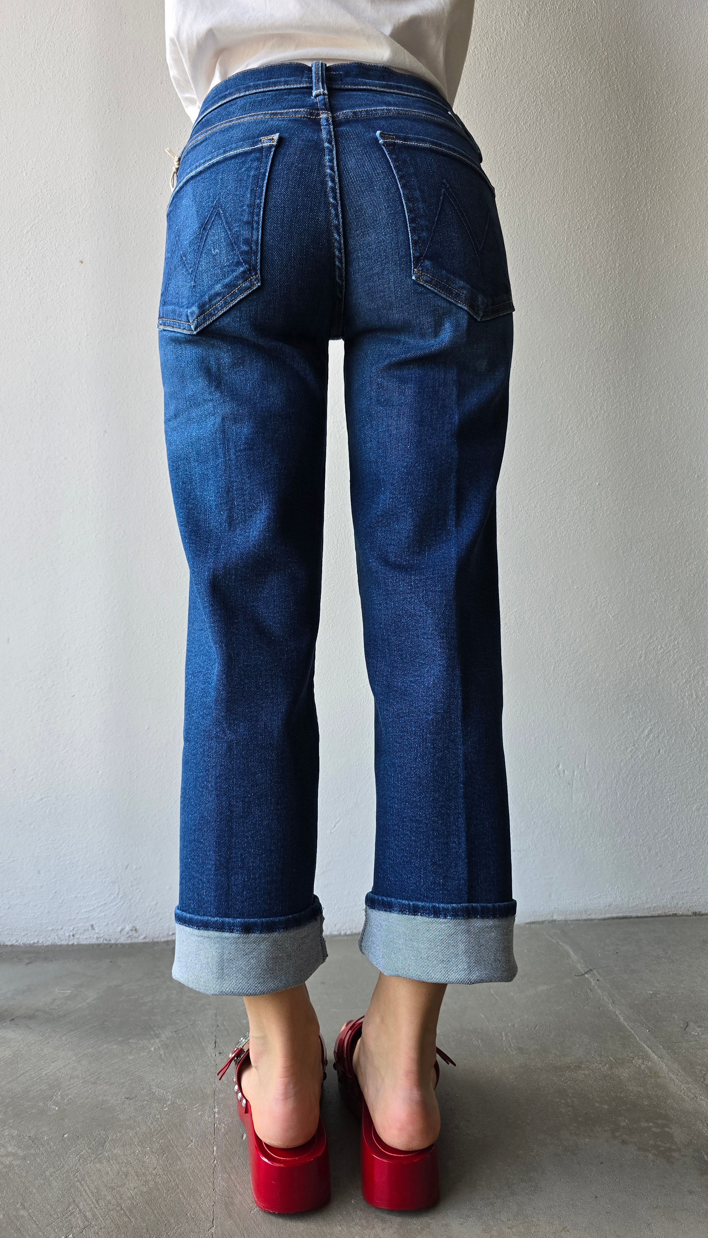 Mother Jeans - "The Mid Rise Rambler Zip Ankle"