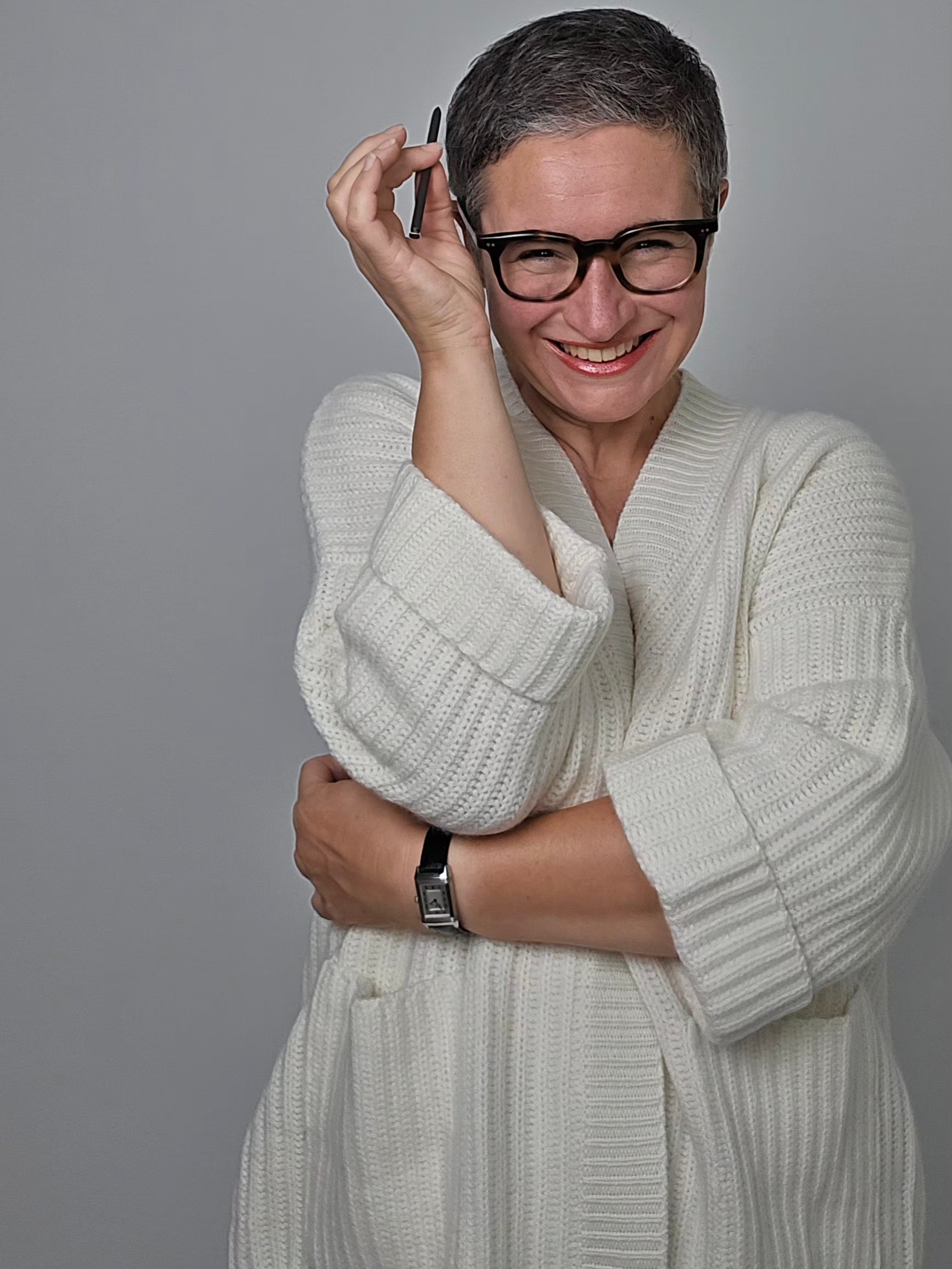 Be You - Cardigan cashmere bianco