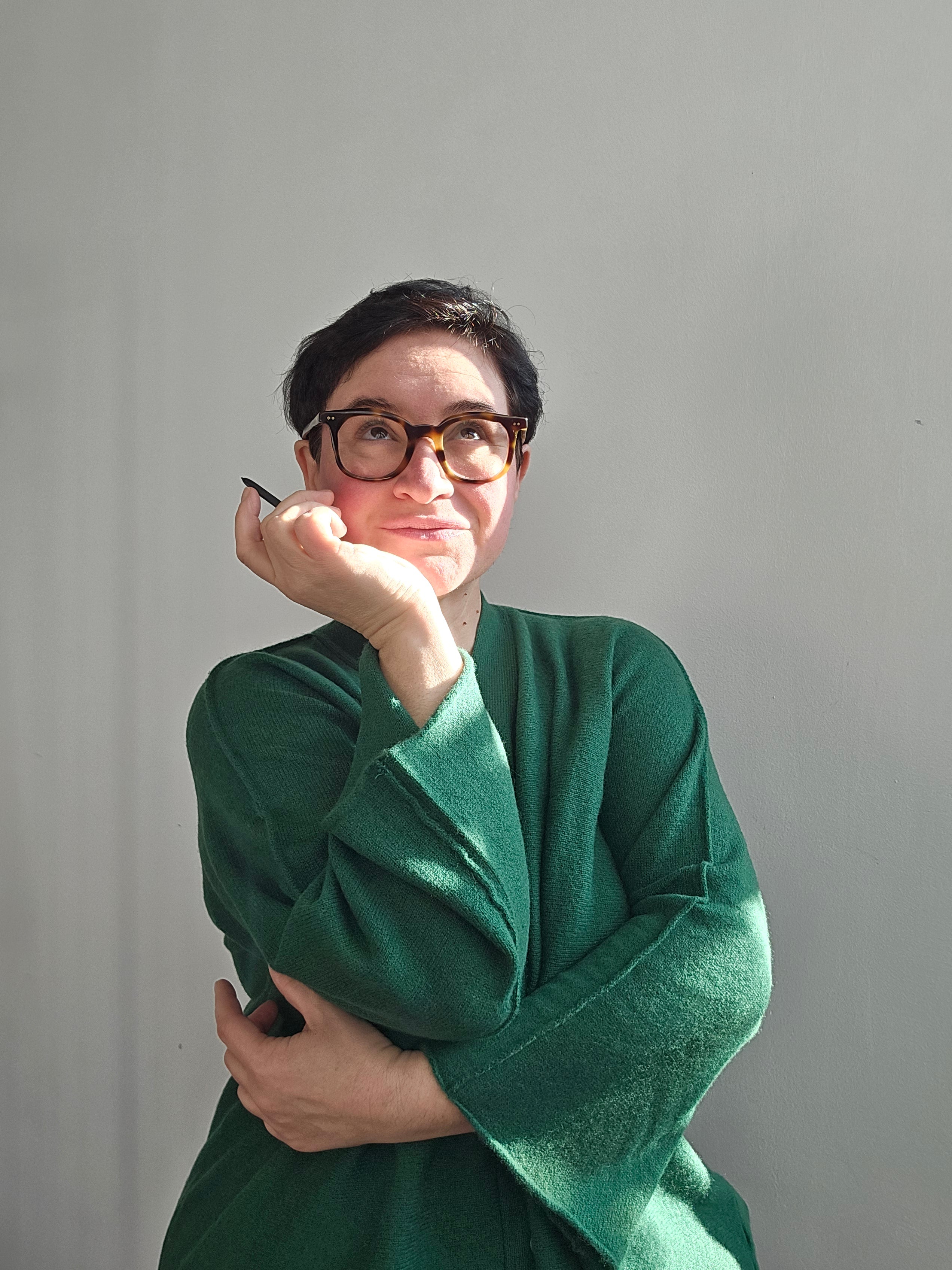 Be You - Cardigan "Benedicta" tropical green