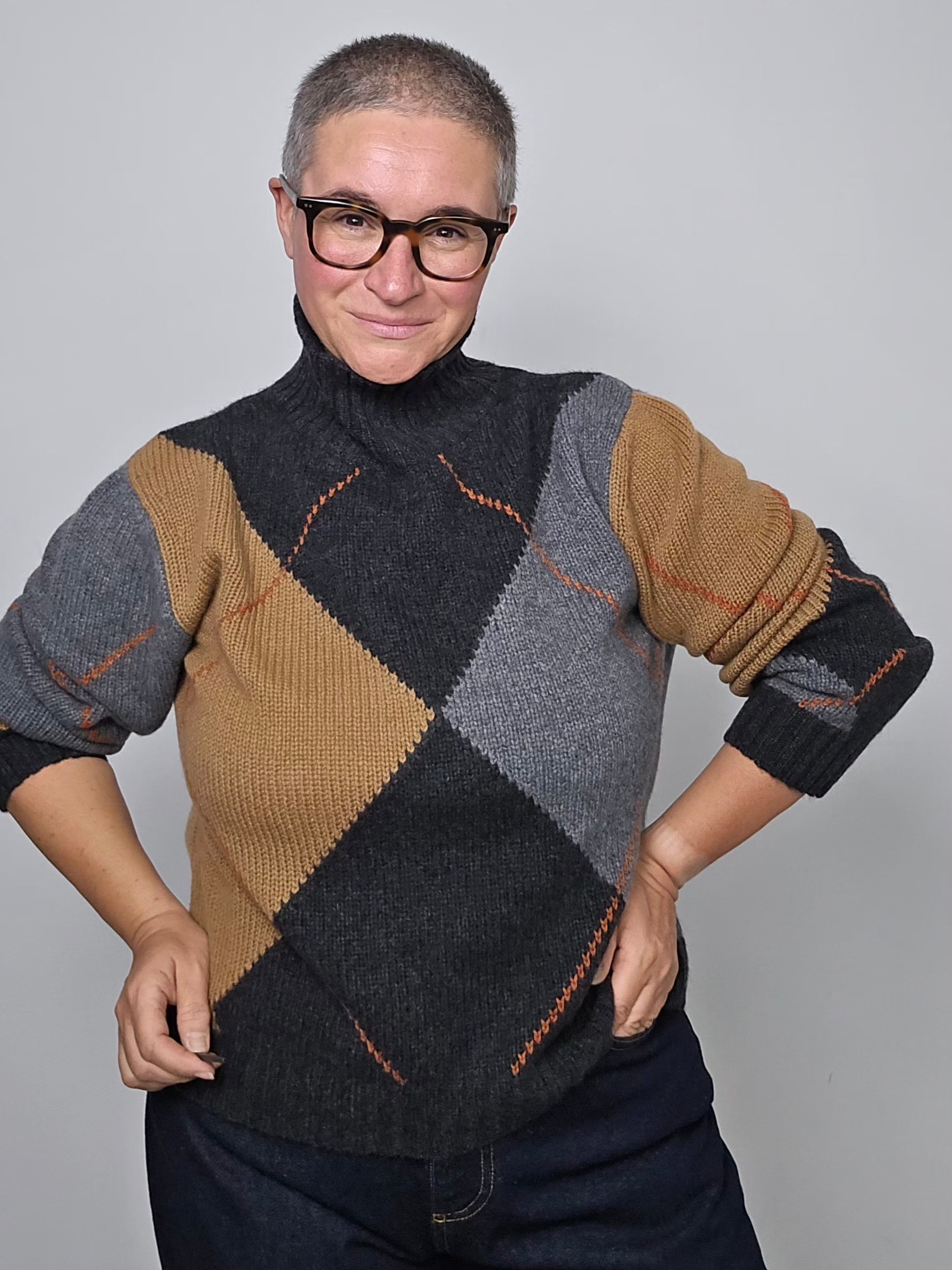 Be You - Maglia cashmere turtle neck