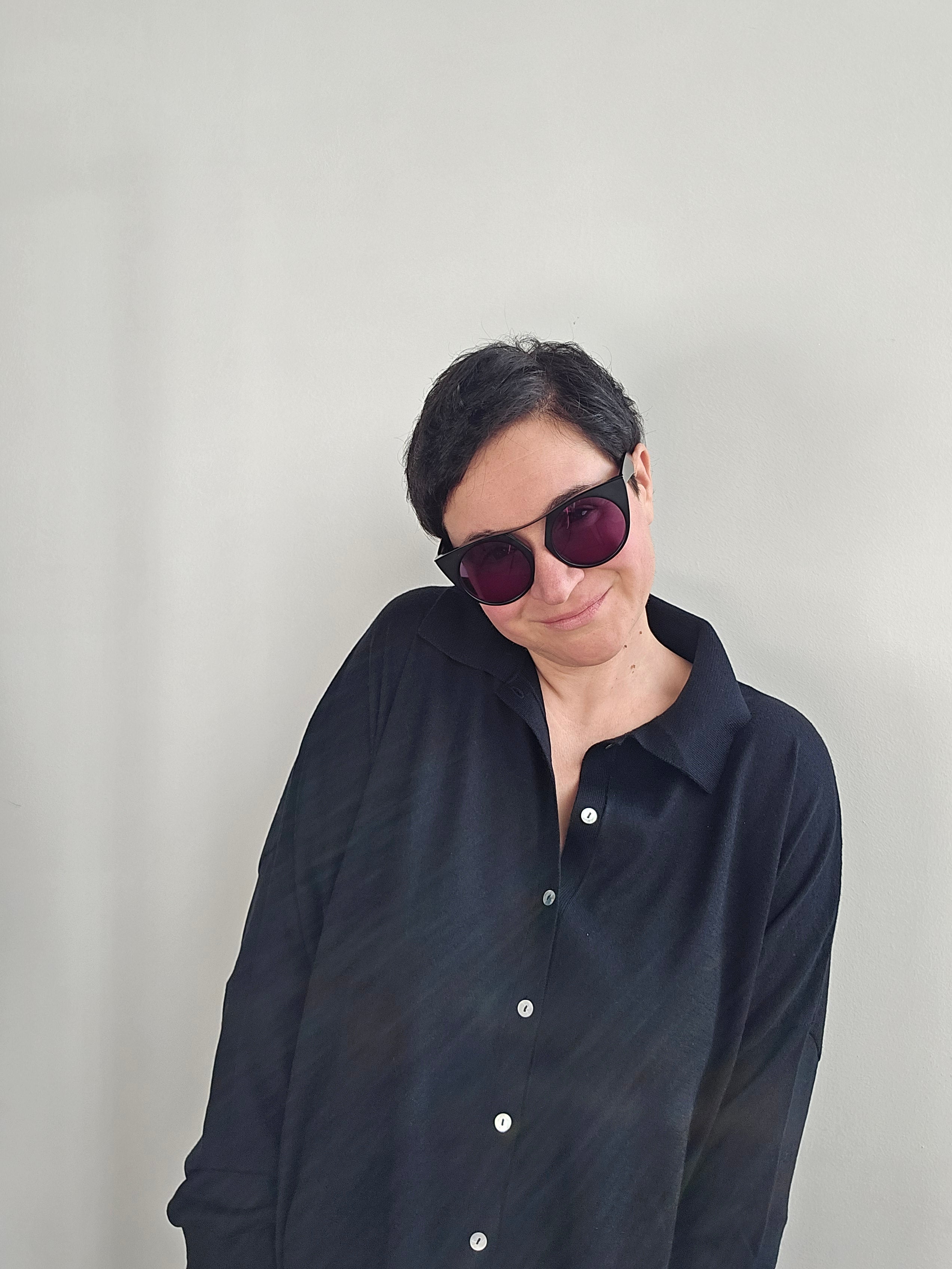 Be You -  Cardigan polo  nero