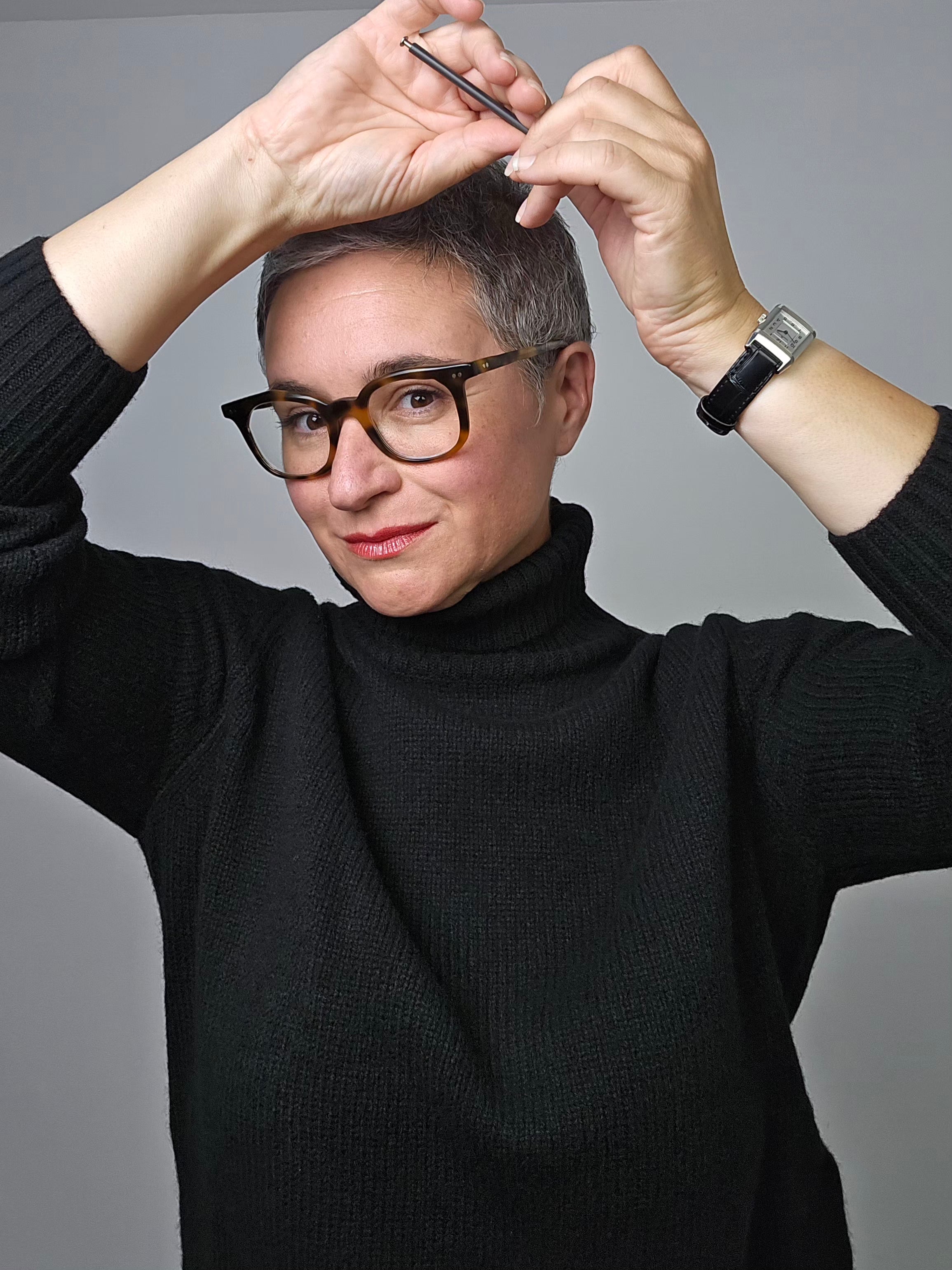 Be You - Maglia cashmere turtle neck black