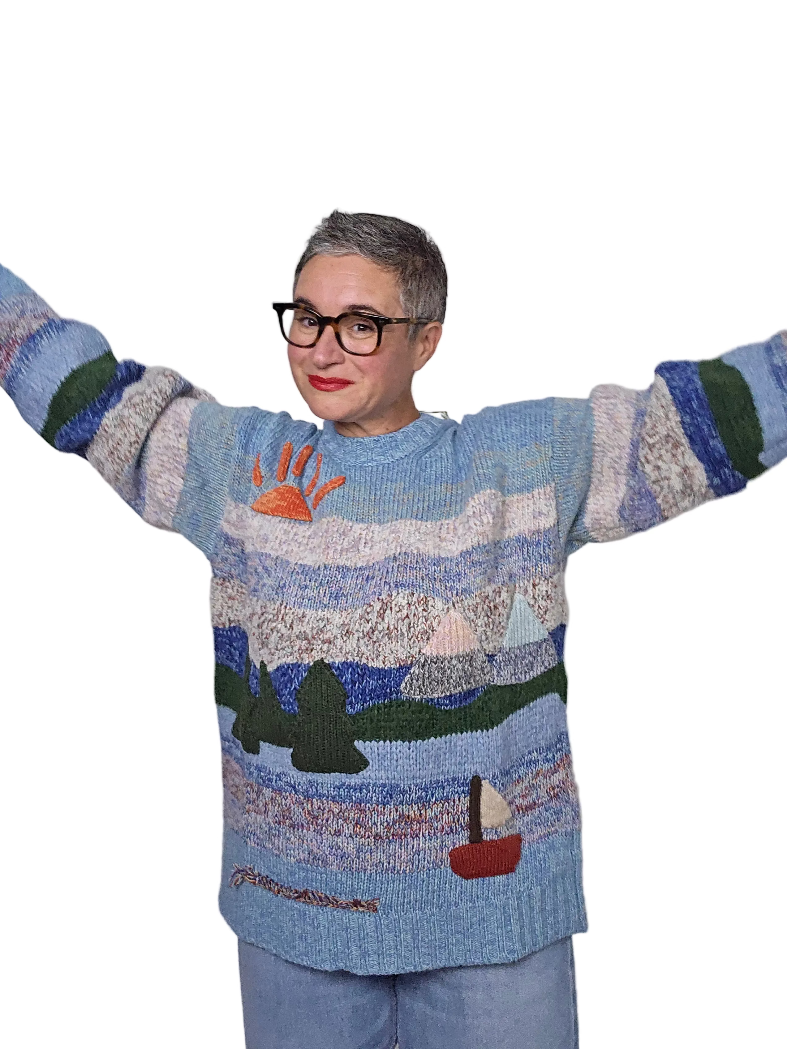 Longo - Maglia girocollo lana e cashmere